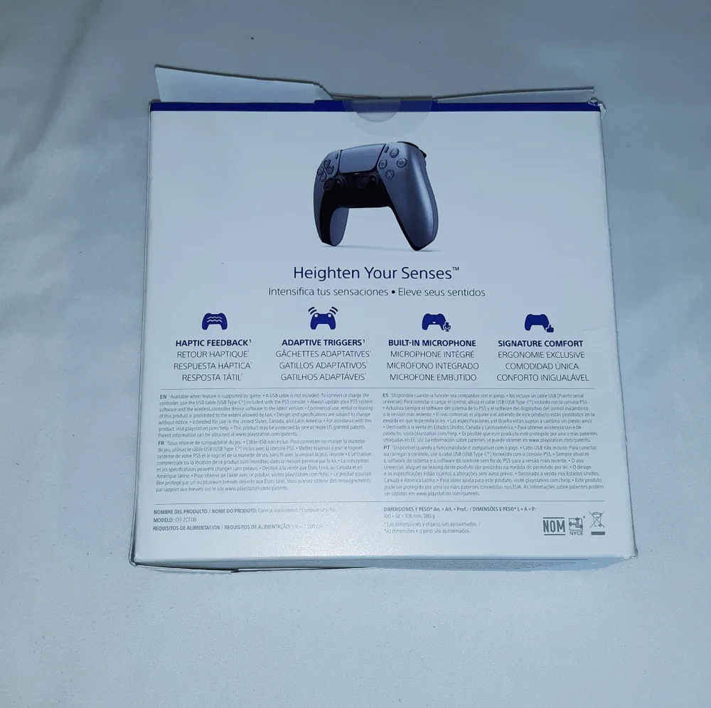 PS5 Dual Sense Sterling Silver Wireless Next Gen Controller